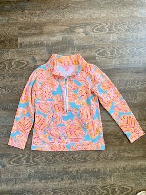 Lilly Pulitzer Women’s Active Wear Half Zip  - Tropical Print in Vibrant Colors
